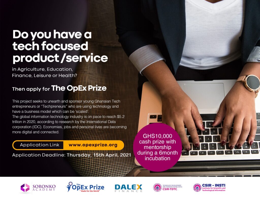 The OpEx Prize – Applications Opened